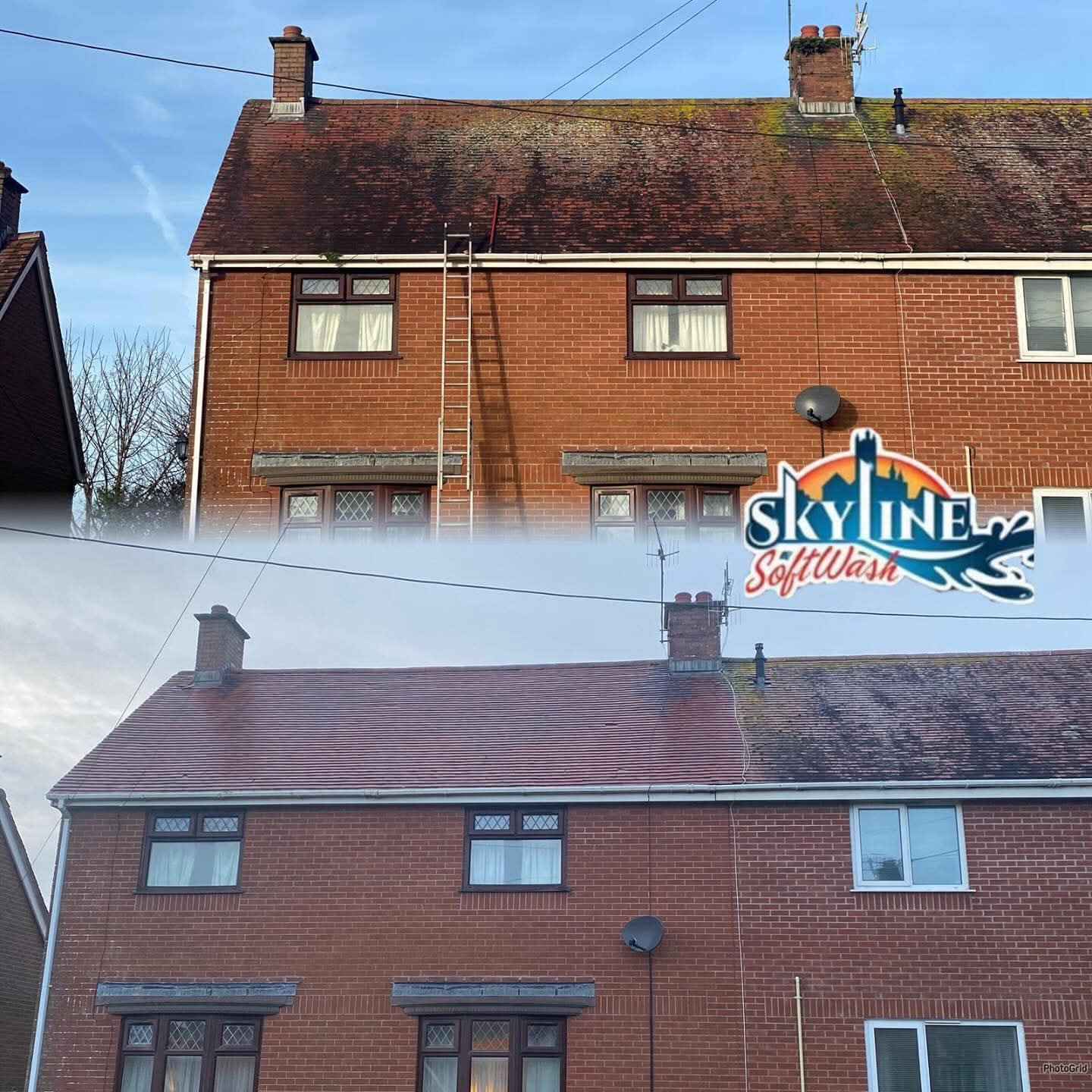 Roof cleaning transformation 2